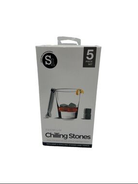 Premium Chilling Stones 5-Piece Set - Gray 🥃